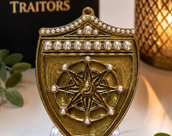 Traitors style shield; fun for parties or games night