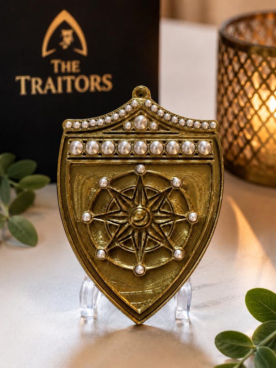 Traitors style shield; fun for parties or games night