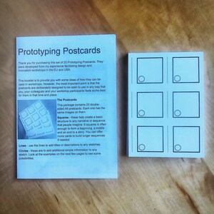 Prototyping Postcards for innovation and design workshops 20 card pack image 9