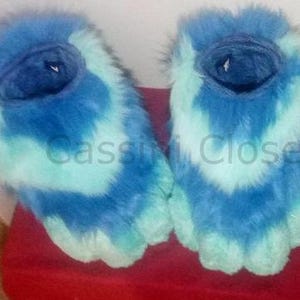 Star Frost Paw Feet Slippers