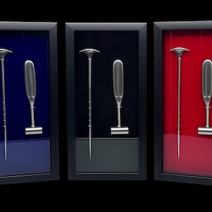 Lobotomy Orbitoclast & Hammer , Knife Surgical Medical Tools Shadowbox not Removeable tool