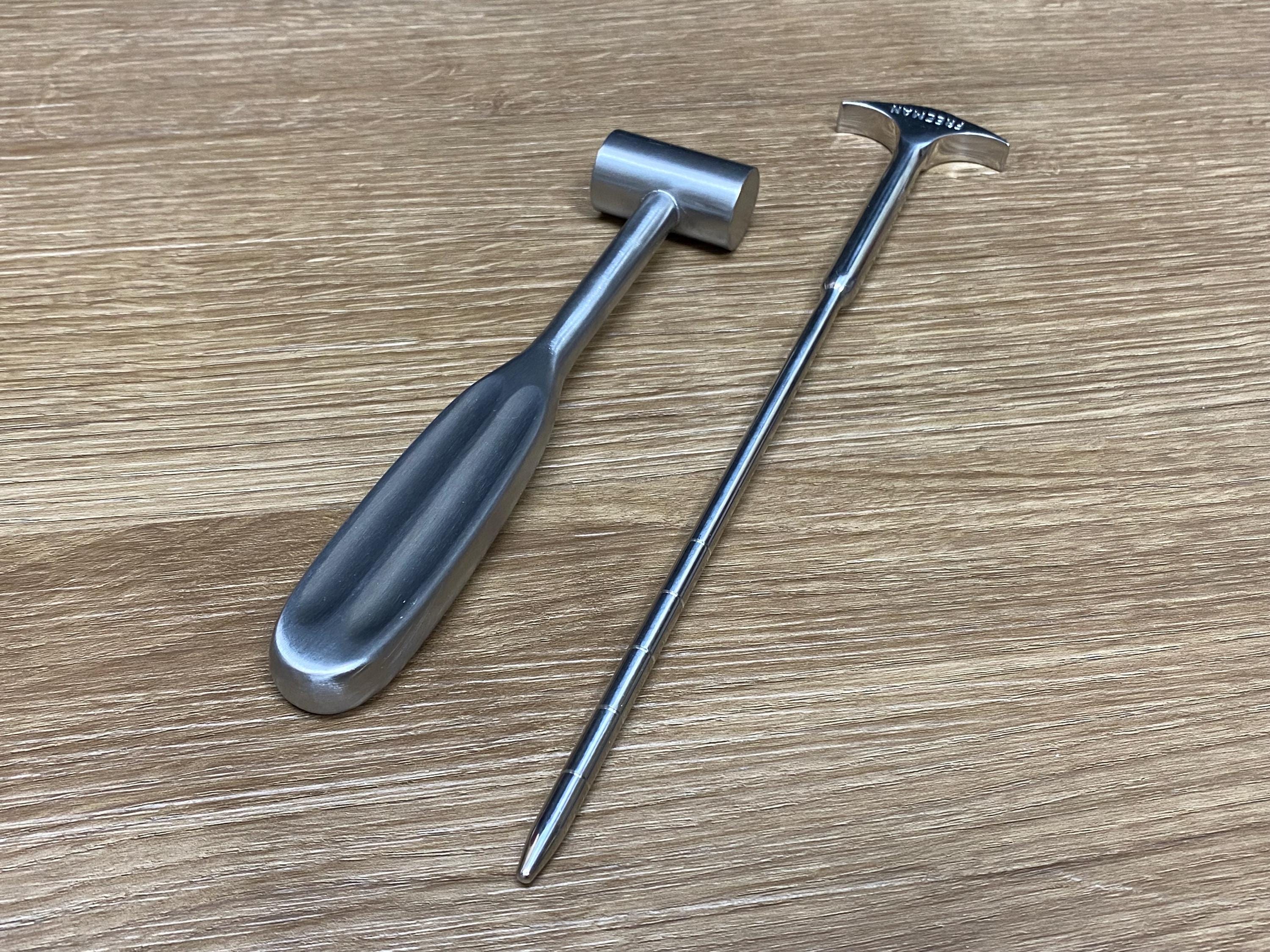 Authentic Lobotomy Orbitoclast & Hammer Surgical Medical Tools