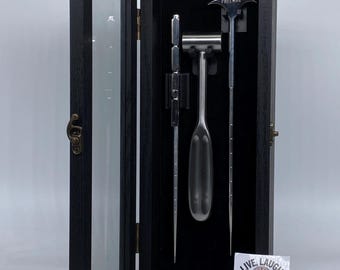 Lobotomy Tool Set: Freeman Orbitoclast, Knife & Hammer - Shadowbox
