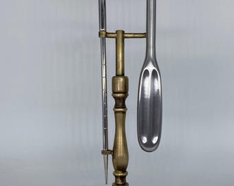 Lobotomy Orbitoclast & Hammer Surgical Medical Tools Holder with REMOVEABLE tools tool stamped version