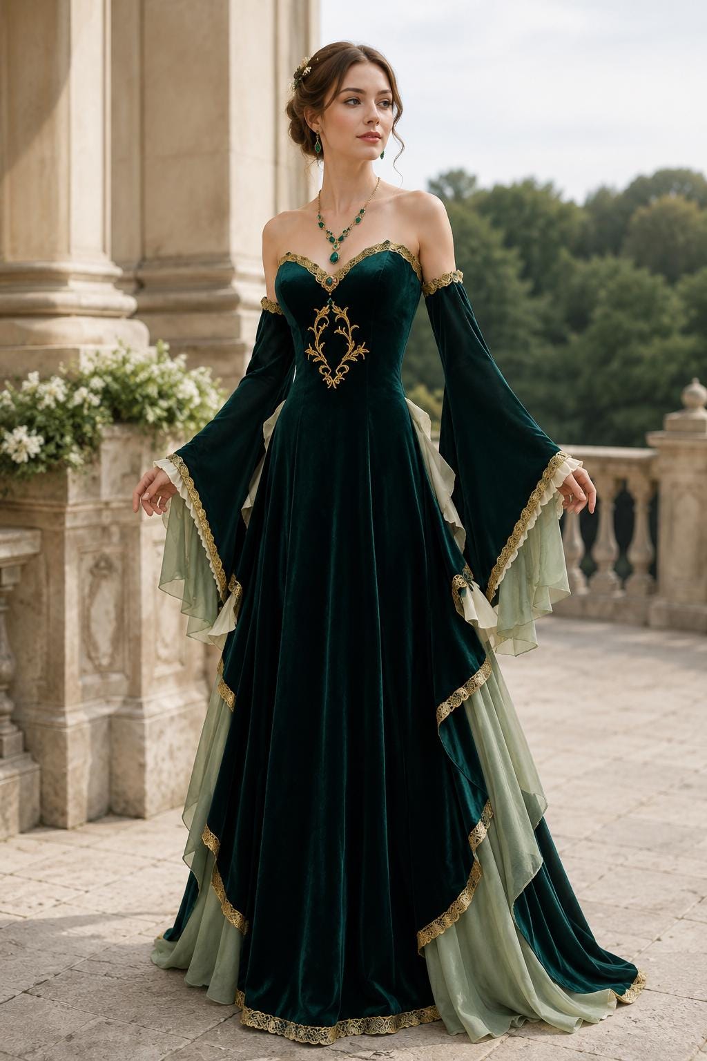 Green Dress Fantasy