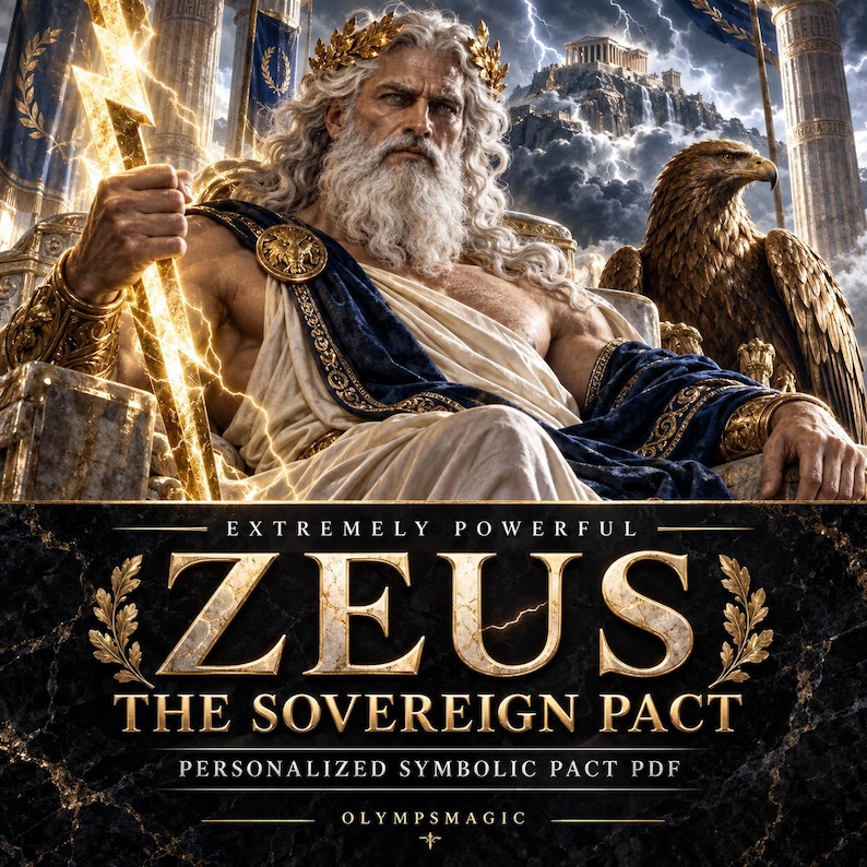 Personalized Commitment Reflection PDF | Zeus Pact, Responsibility Map and Printable Vow image 1