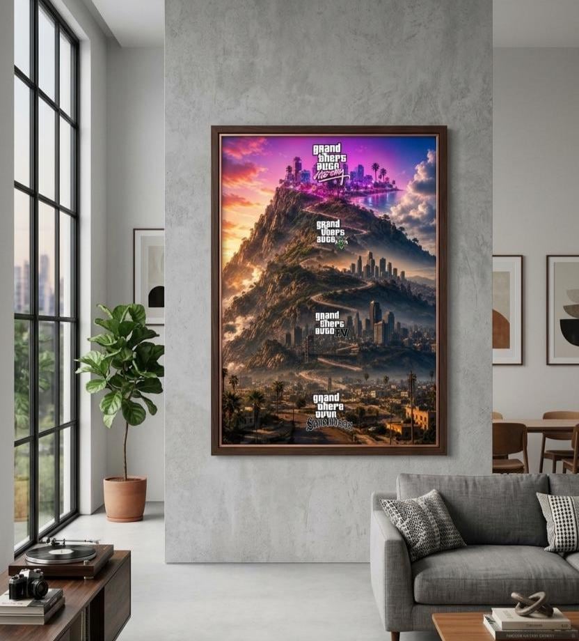 Gta V Poster - Etsy