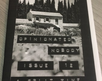 Opinionated Nobody issue 12 (a split zine with Fault and Fracture)