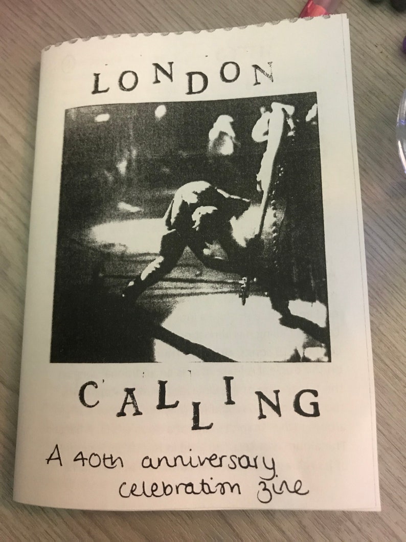 London Calling a 40th anniversary celebration zine image 1