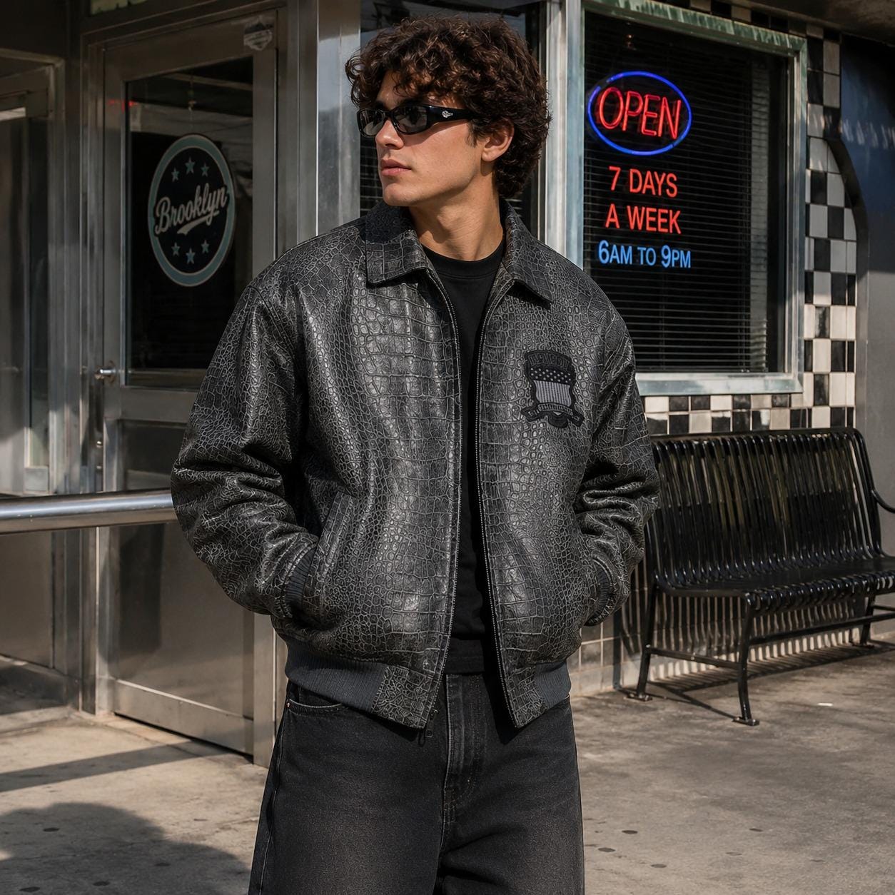 Vintage avirex leather jackets - Etsy 日本