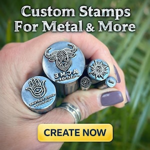 Timbro a impatto in acciaio personalizzato: personalizzazione in metallo, pelle, legno