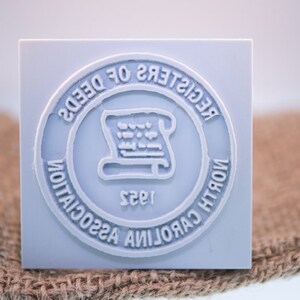 Custom Stamp 76mm | 3 inch For PMC, Art Clay, Metal Clays, Polymer Clay, and Pottery Clays.