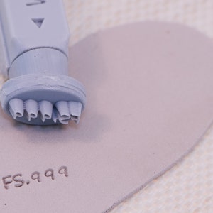 Fine Silver (F.S.999)  Content Marking Stamp