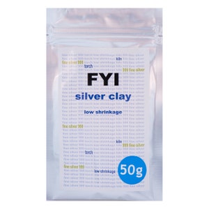 50g of premium fine silver clay .999