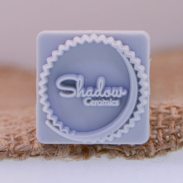 Custom Stamp 20mm | 4/5inch   For PMC, Art Clay, Metal Clays, Polymer Clay and Pottery Clays.