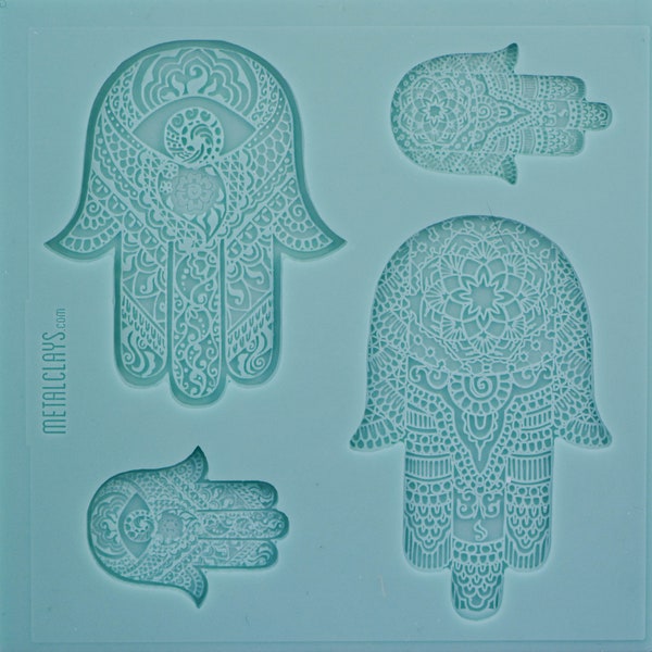 Elementenblad - etnische hamsa