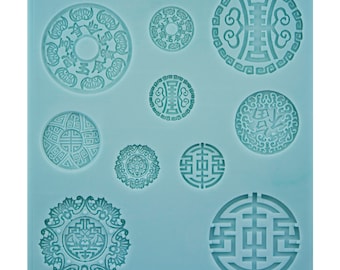 Vintage Chinese - Arkusz tekstur