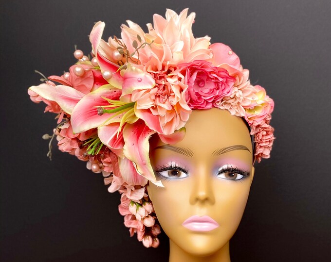 The Holiday or Christmas Goddess Floral Crown