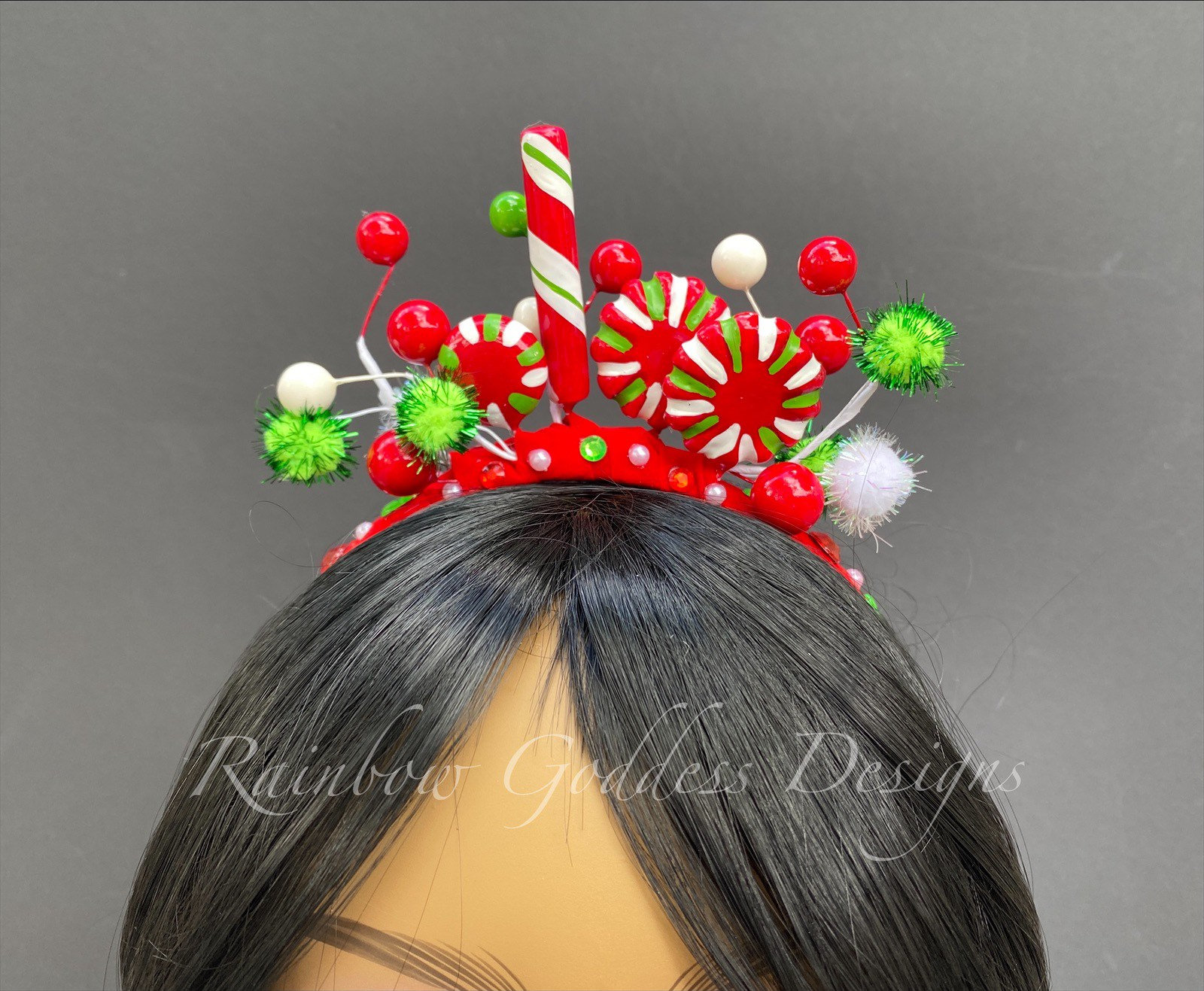 Christmas Candy Headband Candy Birthday Outfit Ice Cream -  in 2023