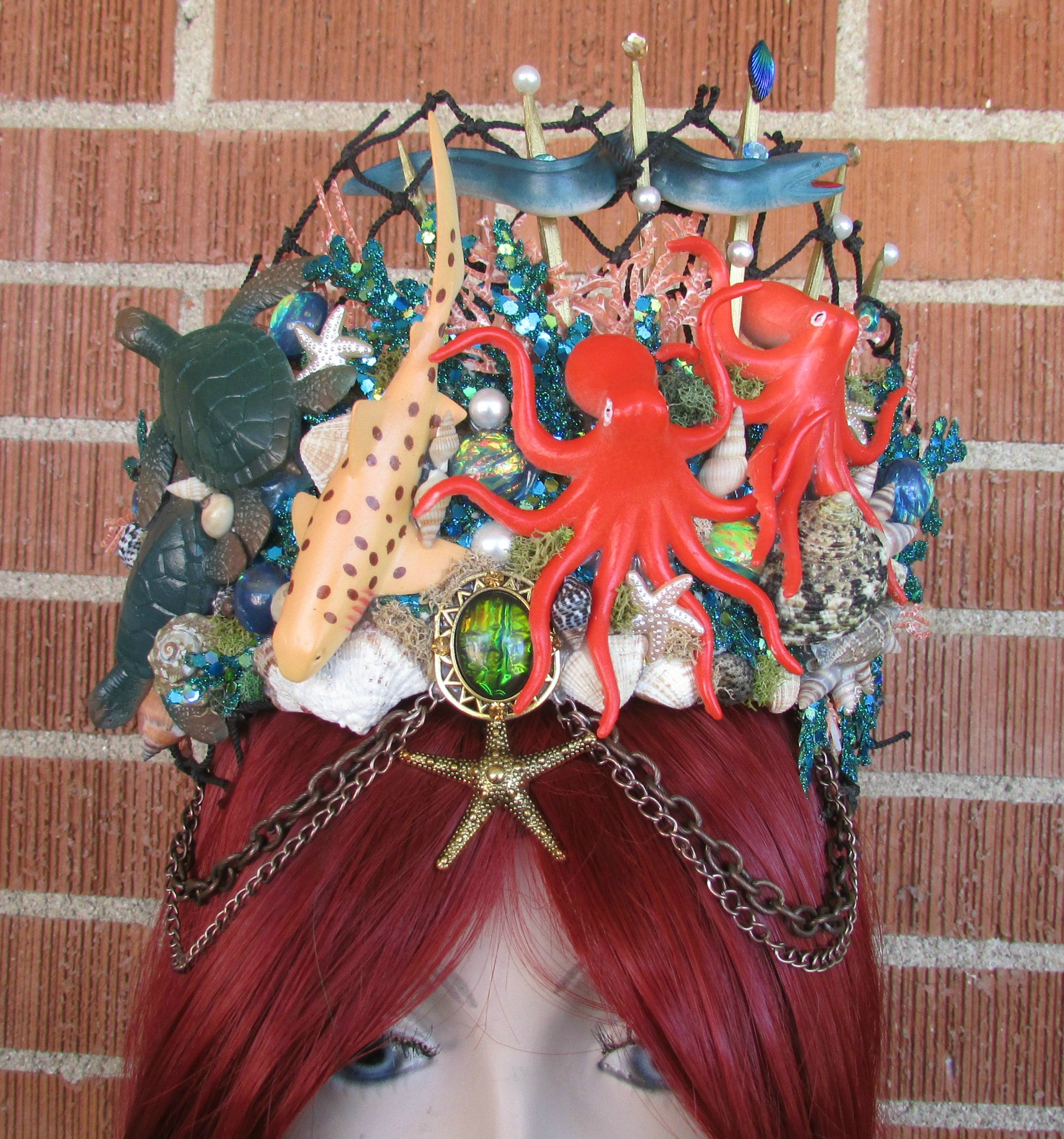 Mermaid Crown Sea Creature Crown Mermaid Headband Mermaid Headdress
