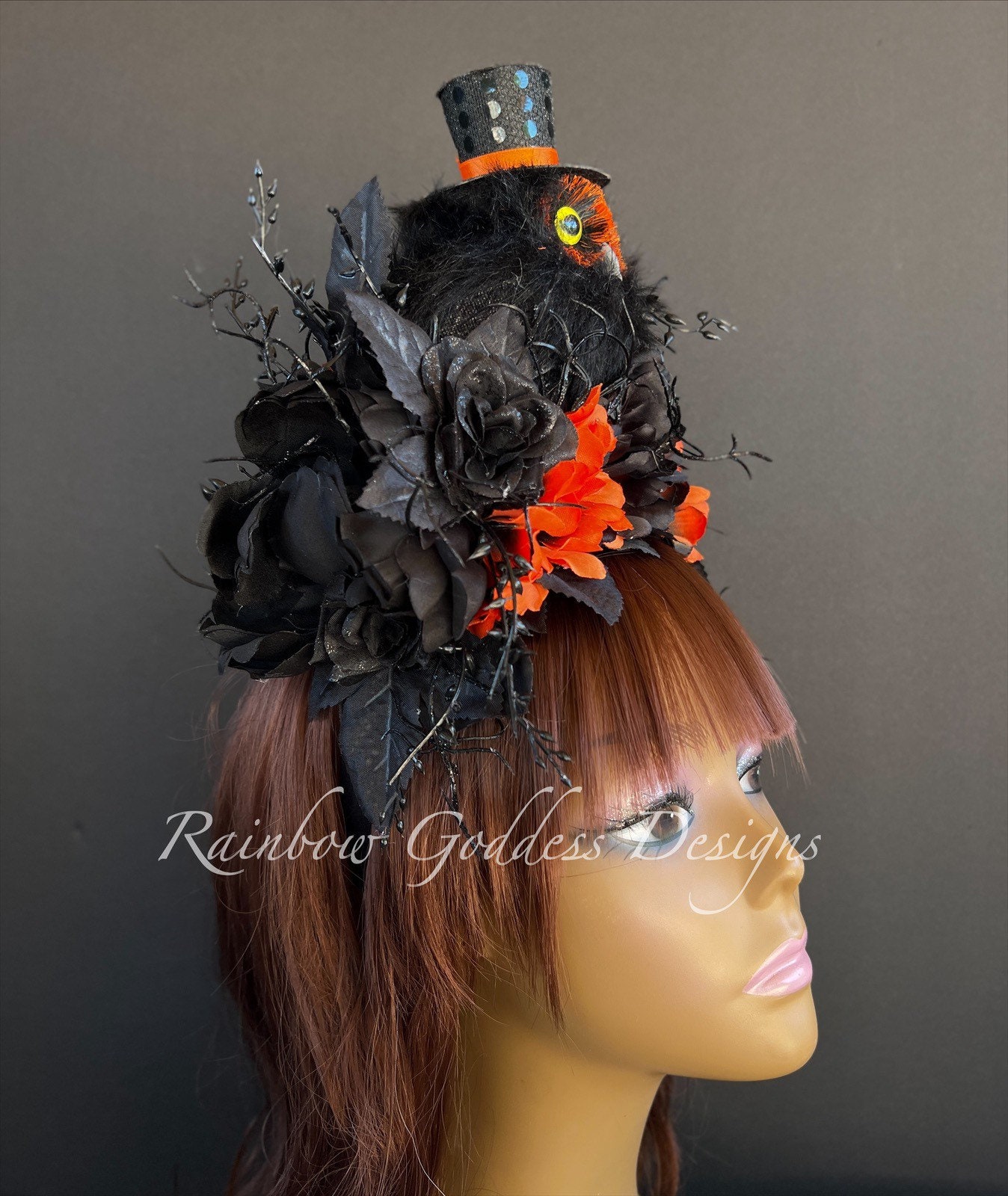 big rose headpiece