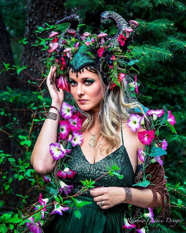 woodland fairy headpiece