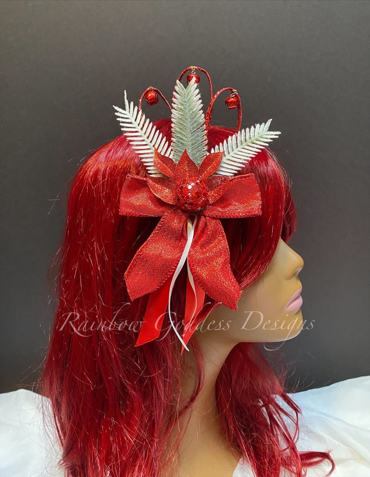 Holiday Hair Piece, Christmas Hair Piece, Holiday Hair Clip, Christmas Hair Clip, Christmas Hair Accessories, Xmas Hair Bow, Jingle Bells Holiday Hair Piece, Christmas Hair Piece, Holiday Hair Clip, Christmas Hair Clip, Christmas Hair Accessories, Xmas Hair Bow, Jingle Bells