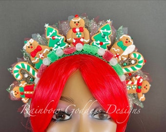 2 Copricapo Natalizio, Con Campanelle, Natale, Cerchietto
