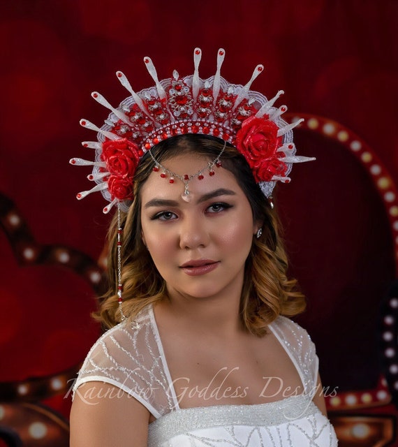 Queen of Hearts Beaded Headband Queen of Hearts Beaded Headband