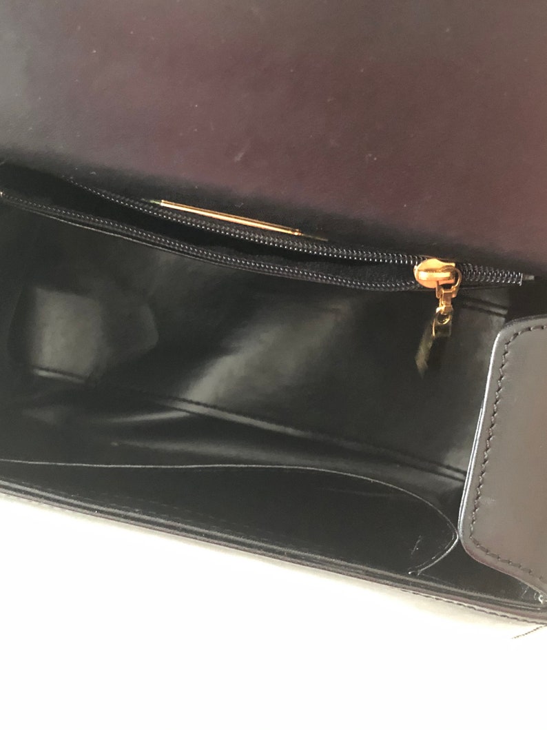 Vintage GIVENCHY Black Leather Box Purse Handbag 90s 80s Small | Etsy