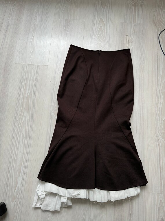 Layered fishtail skirt clearance