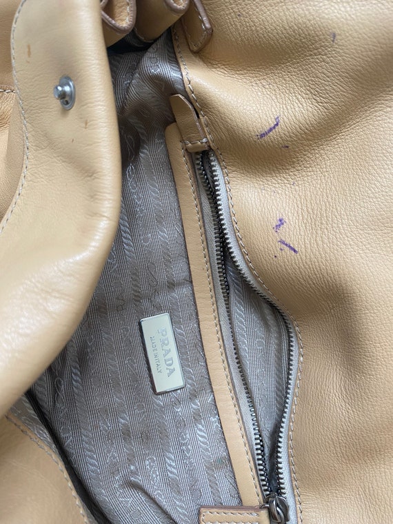 Prada, Bags, Vintage Prada Small Leather Duffle Bag