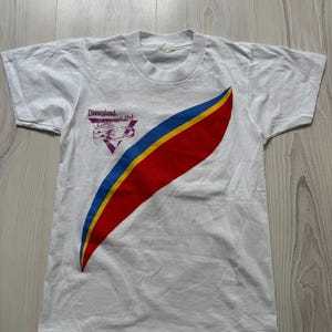 Vintage MICHAEL JACKSON Captain EO disney 1986 chemise tee bébé tshirt en coton fin xs s 80 s mj roi de la pop art graphique jacksons disneyland