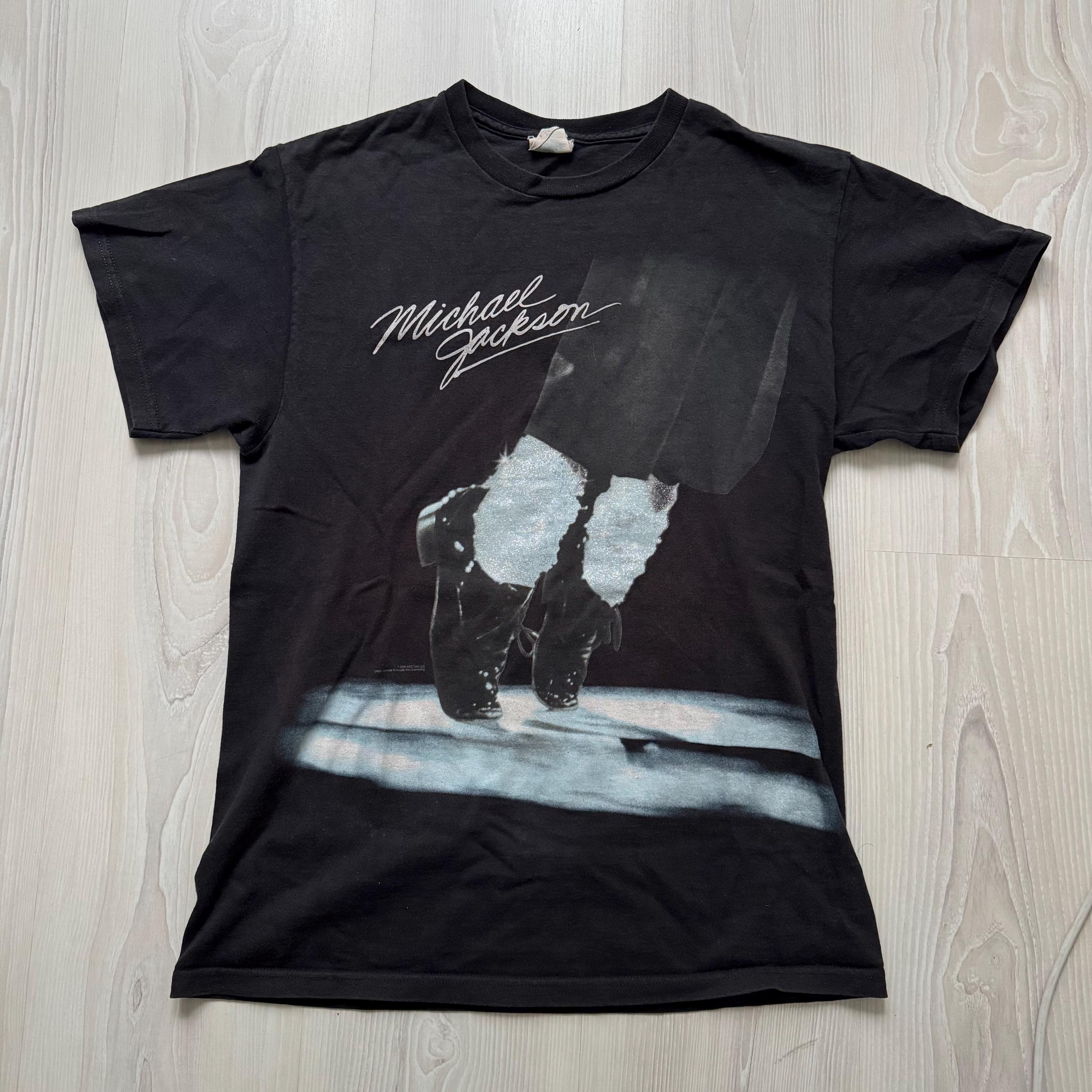 Vintage MICHAEL JACKSON Tshirt Shirt 00s King of Pop Black Single