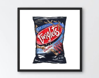 Illustration, Illustration für die Küche, Geschenk für Feinschmecker, Food Print, Geschenk für die Küche, Einweihungsgeschenk, Küche, Deko