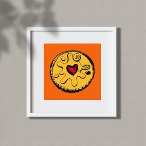 Jammy Dodger, Brilliant Biscuit Print! Pop Art Print, House Warming Gift, Kitchen Decor,