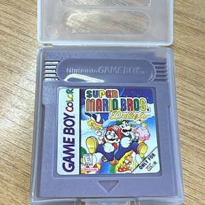 Super mario bros deluxe gameboy color - Etsy 日本