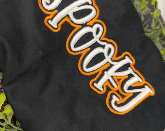 Spooky 3D Puff Embroidery Design