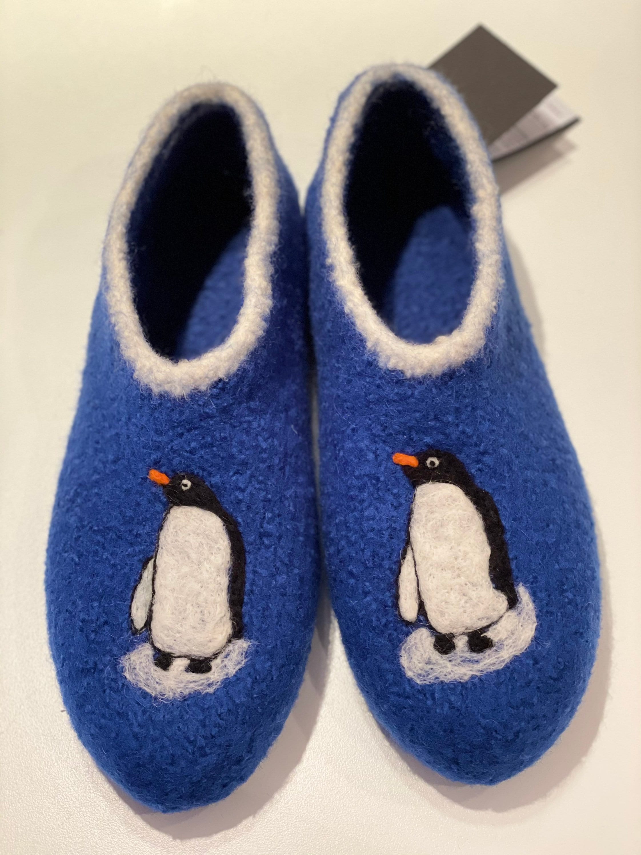 Shoes penguin Slippers. With Latex Sole. Colour Etsy