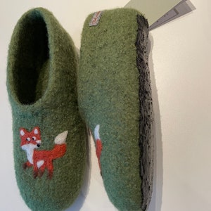 Children's felt shoes Fox. With latex sole. Colour freely selectable. image 3