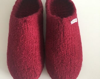 SUPER THICK FELTClogs Pantofole per scarpe in feltro. Con suola in lattice. Colore liberamente selezionabile.