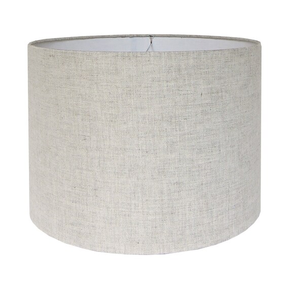 Custom Lamp Shade Medium Fabric Lampshade Linen Shades Lampshades Natural Table