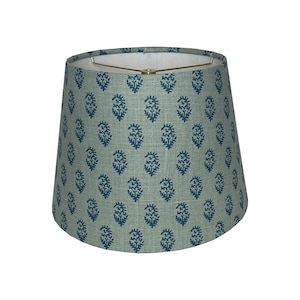 Blue Paisley Indian Motif Lamp Shade