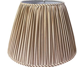 KI-no × koti BEAUTY Stripe Shade Gathered Ticking Stripe Lamp Shade Available in Multiple