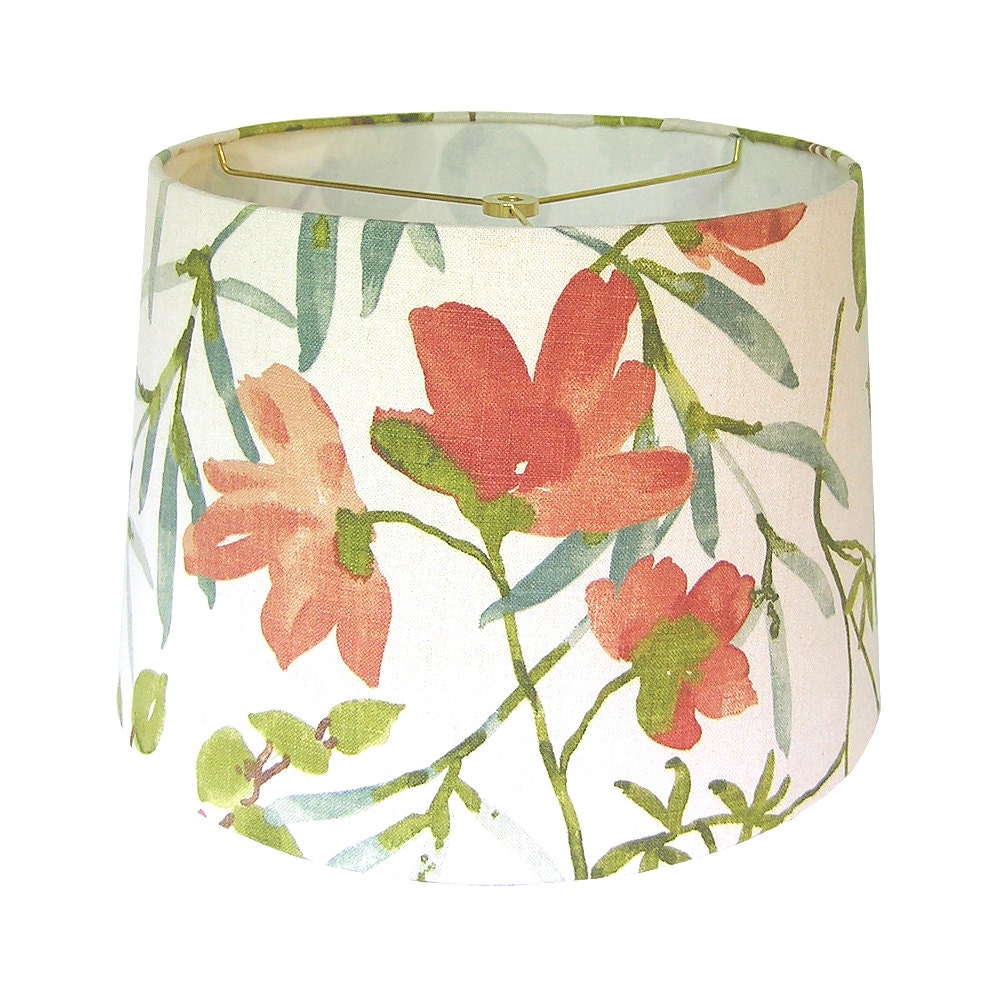Custom Lamp Shade Floral Lampshade Fabric Lamp Shade Etsy