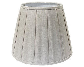 Linen Box Pleated Lamp Shade - Multiple Sizes and Colors Available