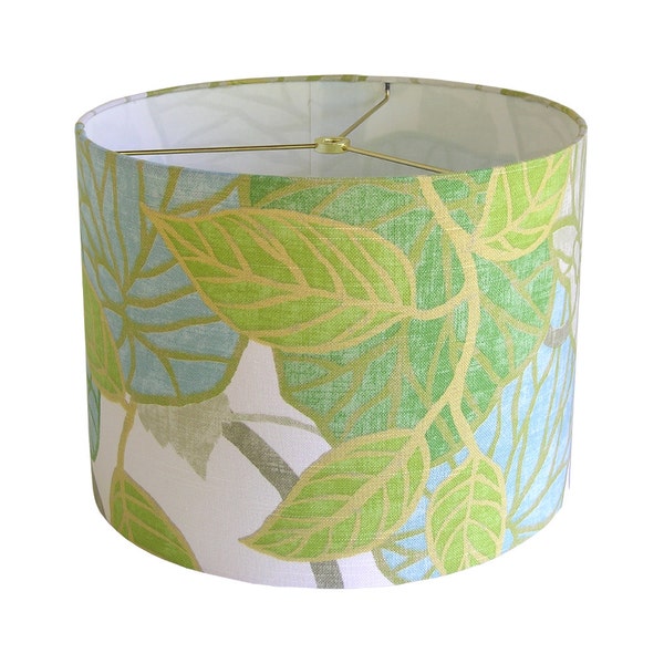 SALE! Drum Lamp Shade Lampshade Tropic Scene by Robert Allen at Home Capri
