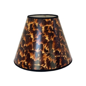 Brown Tortoiseshell Paper Lamp Shade - Small, Multiple Sizes Available