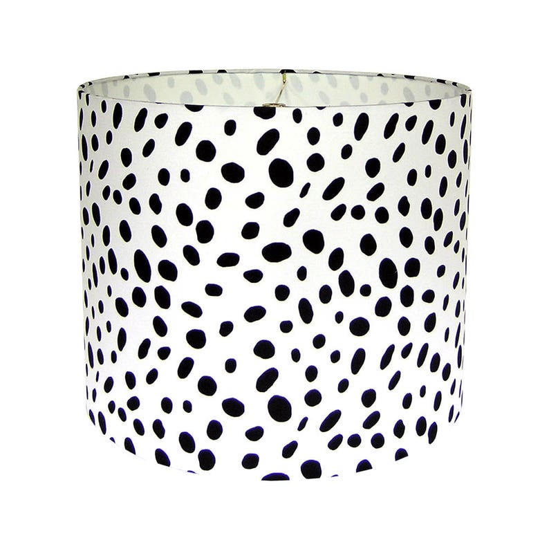 Black And White Lamp Shade Medium Animal Print Lampshade Table For Floor Buffet Multiple Sizes