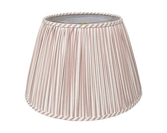 Striped Gathered Lamp Shade, Multiple Sizes and Colors Available